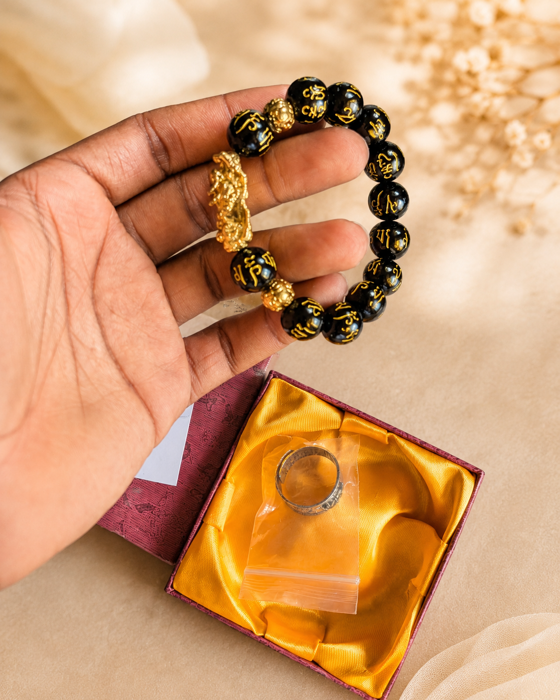 Black Obsidian Pixiu Bracelet