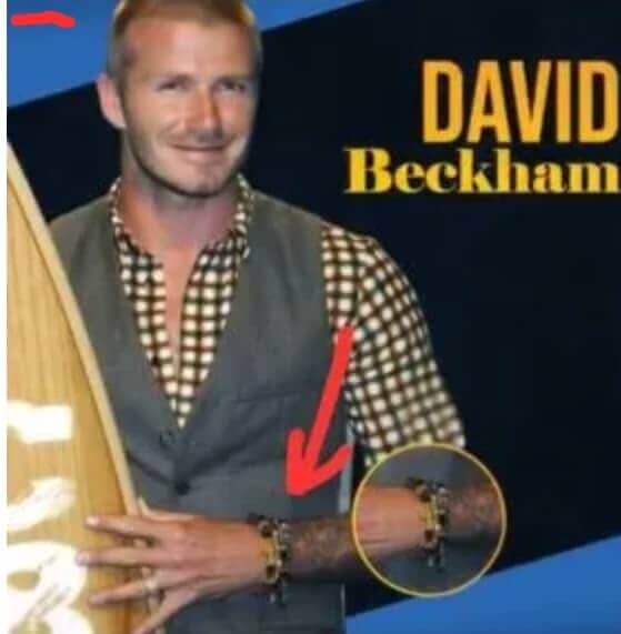 Spotted wearing the bracelet