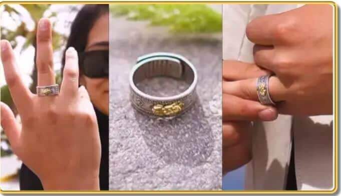 The engraved mantra ring